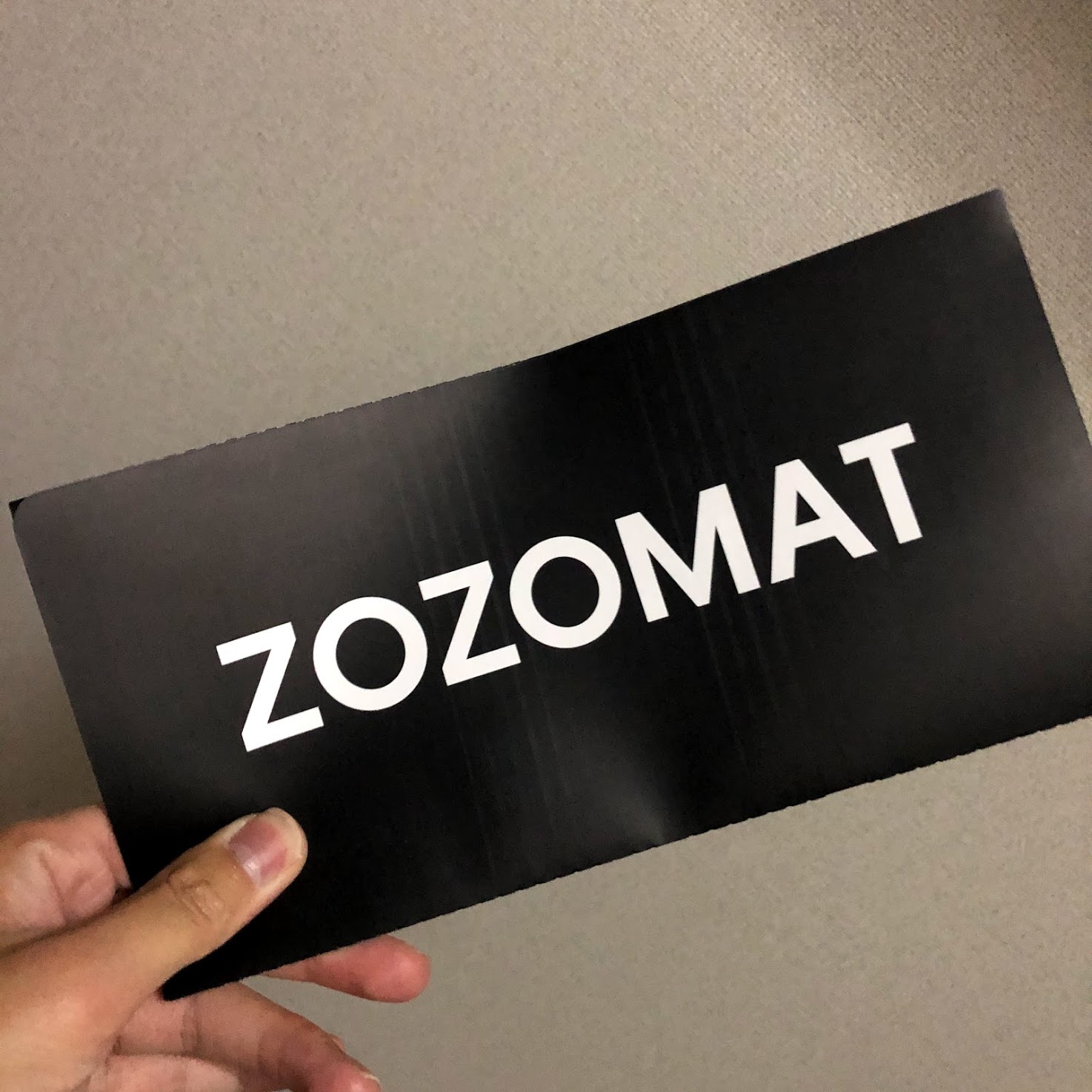 ZOZOMATは紙で出来ていた,,!