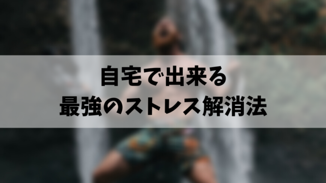 自宅で出来る最強のストレス解消法をお伝えします 風呂に入る 趣味に生きる男のブログ